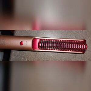 Rose Gold Hair Straighening Comb